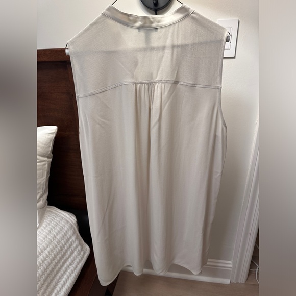 Eileen Fisher Silk Cream Blouse XL - Picture 3 of 3